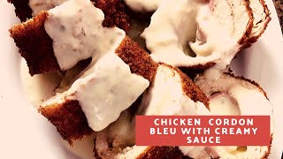 Chicken Cordon Bleu with Creamy Cheese Sauce