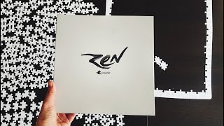 Собираю абсолютно белый пазл. ZEN puzzle. (Дзен пазл).