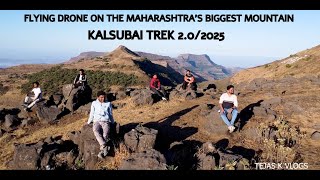 FLYING DRONE ON THE MAHARASHTRA'S HIGHEST MOUNTAIN | KALSUBAI TREK 2.0 |#kalsubaitrek  #kalsubaitrek