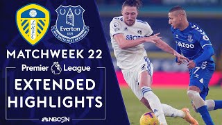 Leeds United v. Everton | PREMIER LEAGUE HIGHLIGHTS | 2/3/2021 | NBC Sports