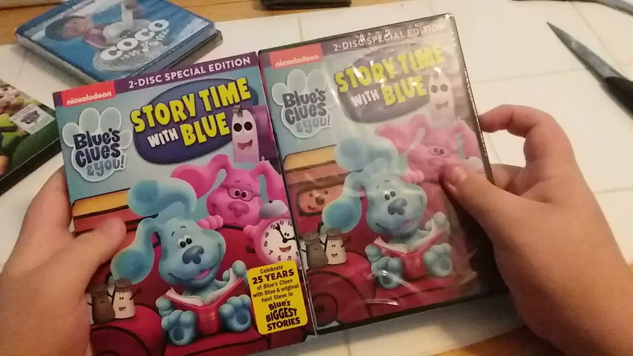 Blue's Clues & You! Story Time With Blue DVD Unboxing - YouTube