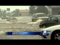 Heavy rain floods streets in Greenville County