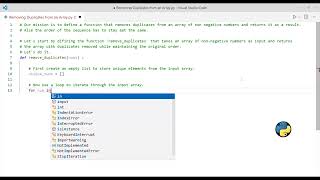 Python Coding Challenge - Easy #15 - Removing Duplicates from an Array