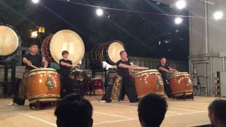 大江太鼓 奏♪御代の暁♪2017/7/20難波神社和太鼓フェスティバル