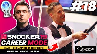 THE WORST SEMI FINAL EVER! | Snooker 19 PS5 Ronnie O’Sullivan Career Mode S8 #18