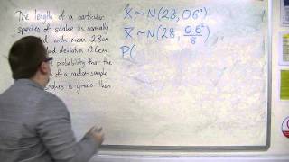 AQA Statistics 1 5.02 An Example using the Standard Error