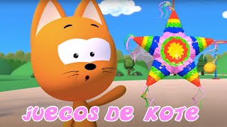 DIVERTIDOS JUEGOS DE KOTÉ 🎈Gatito Koté 😺 Una gran colección de dibujos animados 3