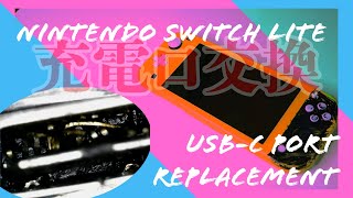 ジャンクのswitch liteをメルカリで買って修理してみたらジャンク過ぎた。typeCコネクタ交換