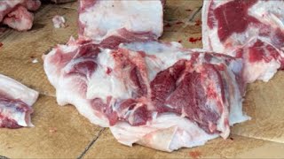 Thịt lợn đen 10kg nạc đỏ mỡ trắng bóng - 0929828898
