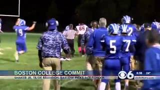 Shaker's Brandon Barlow picks Boston College