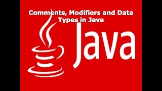 Selenium Class 7. Comments, Modifiers and Data Types in Java