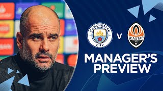 PRESS CONFERENCE | Pep Guardiola | Man City v Shakhtar Donetsk