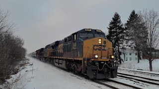 CSX YN Doubleheader! CP 528 - CSX 849E at Mississauga