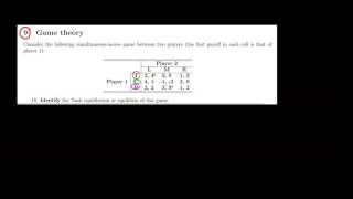 MICROECONOMICS I How To Identify The Nash Equilibrium Of A Game