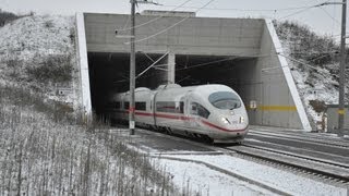 ICE-Züge am Katzenbergtunnel-Fahrplanwechsel Dez 2012