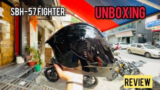 Best Helmet | Steelbird SBH-57 Fighter Helmet || Unboxing \u0026 Review || Under 3k || #besthelmet