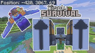 How To Make A Very Simple ELYTRA LAUNCHER -Sky Limit in 0 Seconds-PS,Xbox,Switch,Pc,MCPE