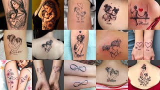 👩‍👧 50+ Beautiful Mom and Daughter Tattoo Design Ideas 🦋Cute Mom Daughter Tattoos
