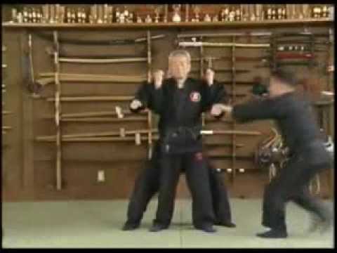 Ninjutsu Grand Master Masaaki Hatsumi In Action Pt. 6 - YouTube