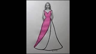 Beautiful Glitter Dress 💕💜🖤 #jubinnautriyal #art #song #diy #jubinnautilya #music