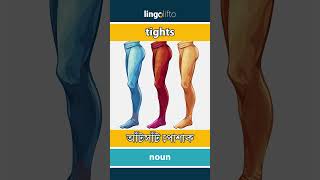 🇬🇧🇧🇩 tights - আঁটসাঁট পোশাক : আসুন ইংরেজি শিখি