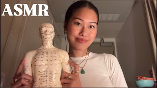 ASMR - acupuncture doll tapping \u0026 scratching  (no talking) / ft. Rose Forever NY