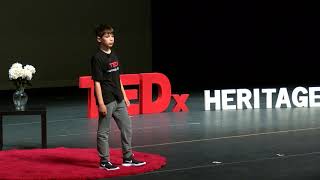 Kids can help with Climate Change | Henry Lizotte | TEDxHeritageSchool