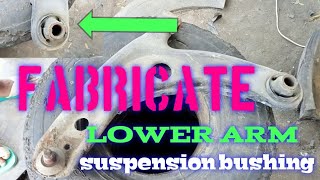 Toyota vios lower arm suspension bushing replacement