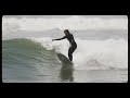 soleil errico longboard surfing at malibu first point california