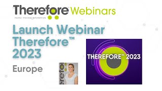 Therefore™ 2023 Launch Webinar Europe