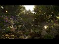 elven forest ambience peaceful sunny day on the elven bridge nature u0026 water sounds to relax