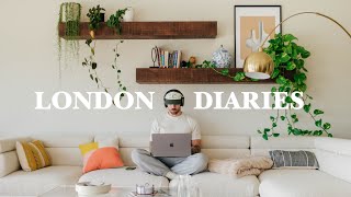 London Diaries | Back on my routine, Decorating my new studio & Recent pickups!