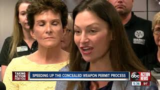 Concealed carry permit application process 98 percent faster for residents with clean record