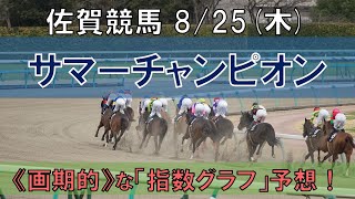 佐賀競馬【サマーチャンピオン】8/25(木) 10R《地方競馬 指数グラフ・予想・攻略》