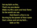 Faith on Fire