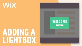 How to Add a Lightbox | Wix Tutorial