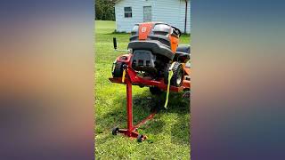 MoJack EZ Max - Residential Riding Lawn Mower Lift, 450lb Lifting Capacity, Fits review