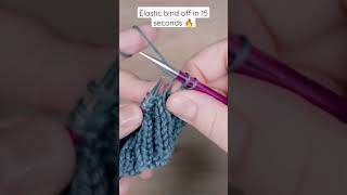 Elastic Bind Off