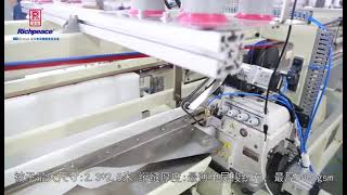 Richpeace Multi Needle Quilting Machine+4 Side Edge Sewing Machine