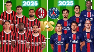 AC Milan 🆚 Paris Saint GERMAİN || Full Team Comparison || Ultra vs 💪🔥