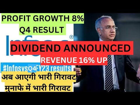 INFOSYS के चौथी तिमाही के नतीजे/Q4 RESULT FY23/DIVIDEND ANNOUNCED/BEST ...