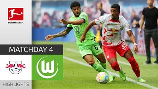 RB Leipzig - VfL Wolfsburg 2-0 | Highlights | Matchday 4 – Bundesliga 2022/23