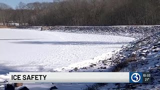 Officials urging ice safety after Christmas day rescue in Vernon