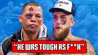 Jake Paul Moments After Defeating Nate Diaz - BS EP. 25