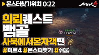 미르4 의뢰퀘스트 뱀골 사북에서온자객 편 공략영상 몬스터찾기 / K-FANTASY MIR4 / 바니오 / 퀘스트전문유튜버