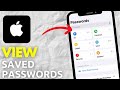How To See Saved Passwords On iPhone (EASY!)