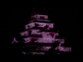 projection mapping at tsuruga jo castle 鶴ヶ城 「はるか」