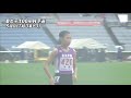 女子b 100mh 5組 予選 第48回ジュニアオリンピック