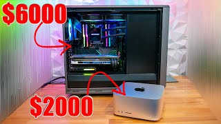 Will The "Cheapest" Mac Studio Replace My $6000 PC?