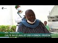 CULTE DU 25 JUILLET 2021 A LA RESIDENCE DE PAPA SALOMON KISOLOKELE A BINZA - PIGEON